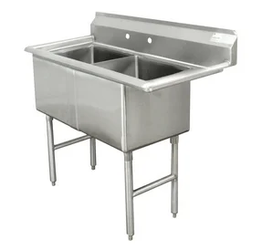 Independiente Comercial Fregadero De Cocina Hecho A Mano De Acero