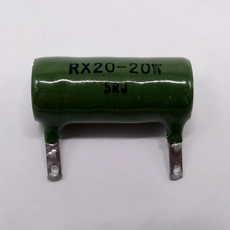 Ceramic Wirewound Resistor 5 Ohm 10 Watt,Long 4.1cm,Diameter 15-20mm ...