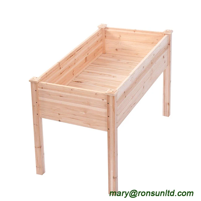 Hot Sale Wooden Garden Bed Outdoor Raised Bed Garden Cheap Raised Bed