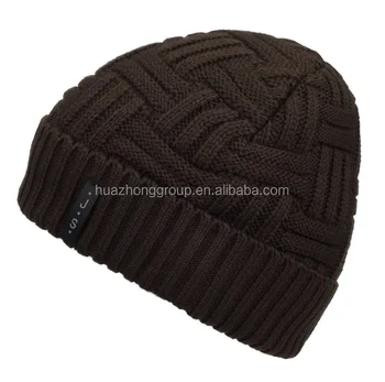 Mens Winter Knitting Wool Warm Hat Daily Slouchy Beanie Skull Cap Buy Luxury Pom Pom An Amazing Price For A Warm Winter Hat Football Beanie Hat