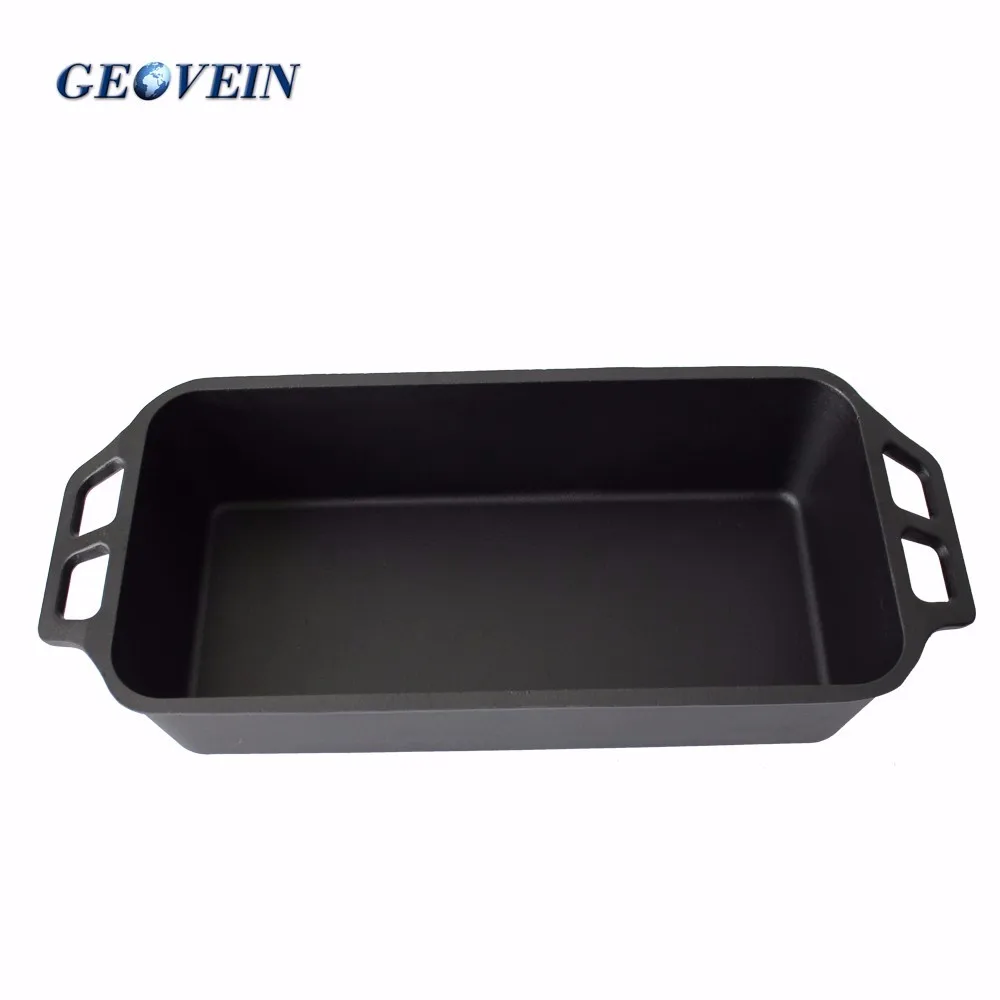 Pre Seasoned Cast Iron Bread Pan With Lid Cast Iron Loaf Pan For Baking Buy Cast Iron Bread Pan Cast Iron Loaf Pan Bread Loaf Baker Product On Alibaba Com