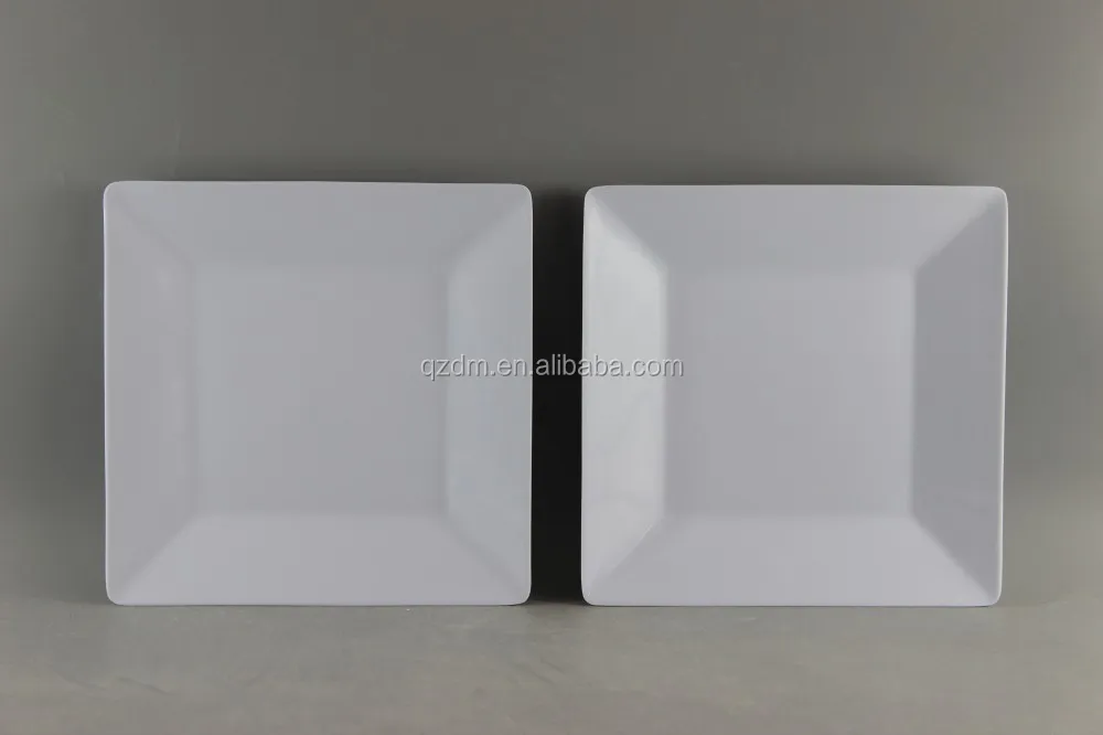 Square Shape Melamine Dinner Plate For Sale
