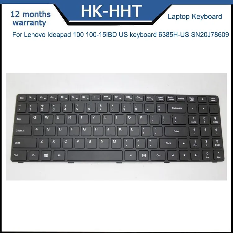 Teclado Con Diseno De Ee Uu Para Portatil Lenovo Ideapad 100 100 15ibd 6385h Us Snj Buy Teclado De Diseno Estadounidense Para Lenovo Ideapad 100 100 15ibd Teclado Para Portatil Teclado Negro Para Lenovo Ideapad