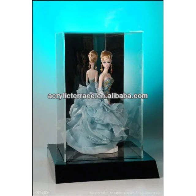 acrylic doll display case