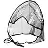 clear PE rain hat, full over printed PE rain bonnet,rain protector