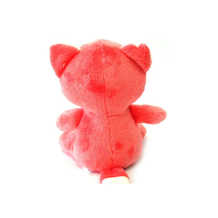 Hot Sale Cartoon Stuffed Animal Toy Custom Logo Soft Pink Plush Toy On Sale