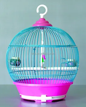 small round bird cage