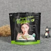 Stand up pouch With Zipper Custom logo printed 200 g Matte Black PE/VMPET/CPP food Packaging bag