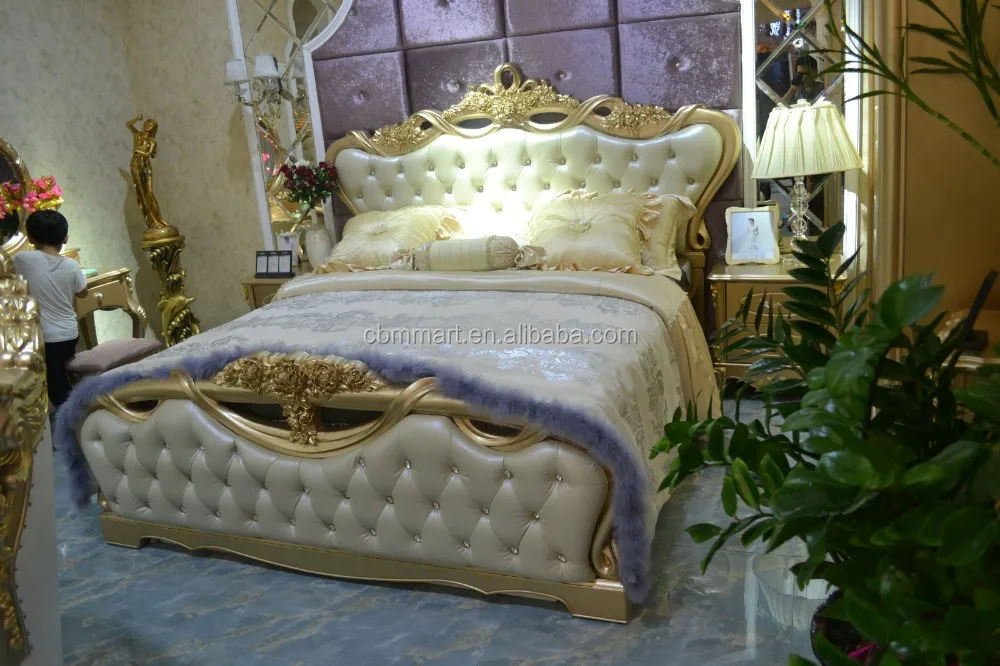 Luxury European style king size bed 0409-312