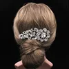 Bridal fancy Hairstyle Crystal flower Bridal Hair Comb WC048