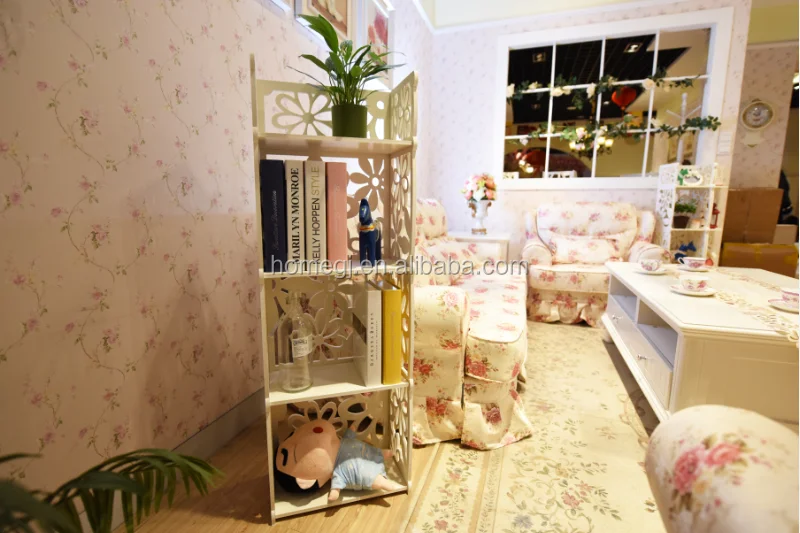 Gj yh12040 holz kunststoff ecke bücherregal weià wohnzimmer home ... Küche holz oder kunststoff