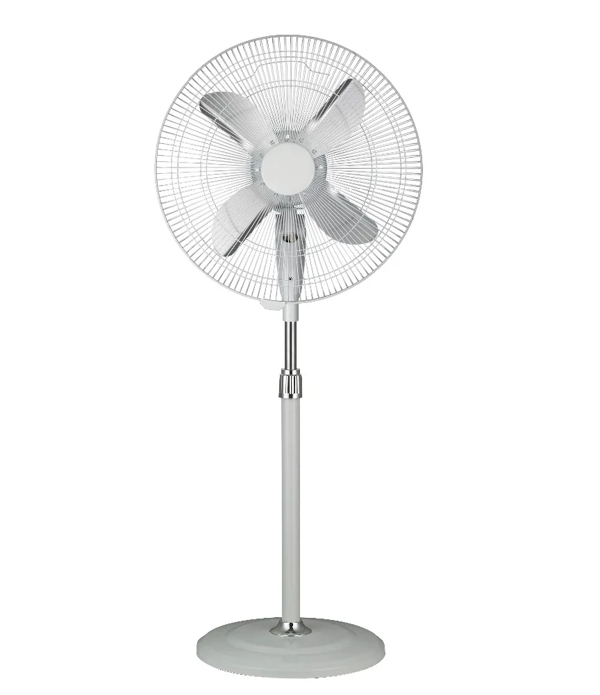 50cm high velocity pedestal fan black/metal/chrome 3 speed/tilt