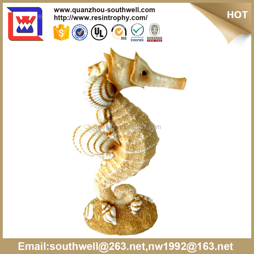 resin seahorse figurine