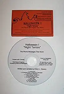 "ABC Products" - Halloween ~ Answering Machine Messages on CD - "Night Terrors" (8 Messages With Music, Sound Effects, Howling, Screaming and Etc.)