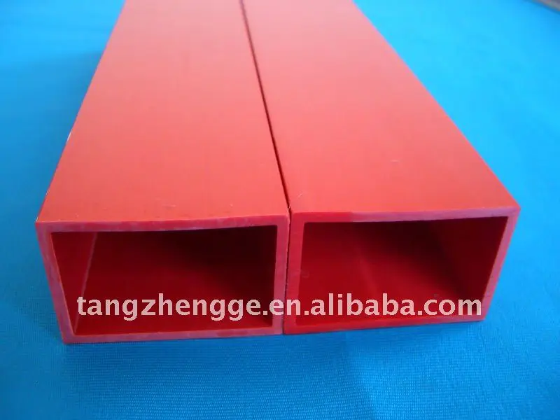 Pvc Rectangular Hollow Tube Pvc Rigid Square Pipe Pvc Plastic Tube