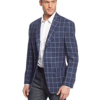 navy blue sport coat