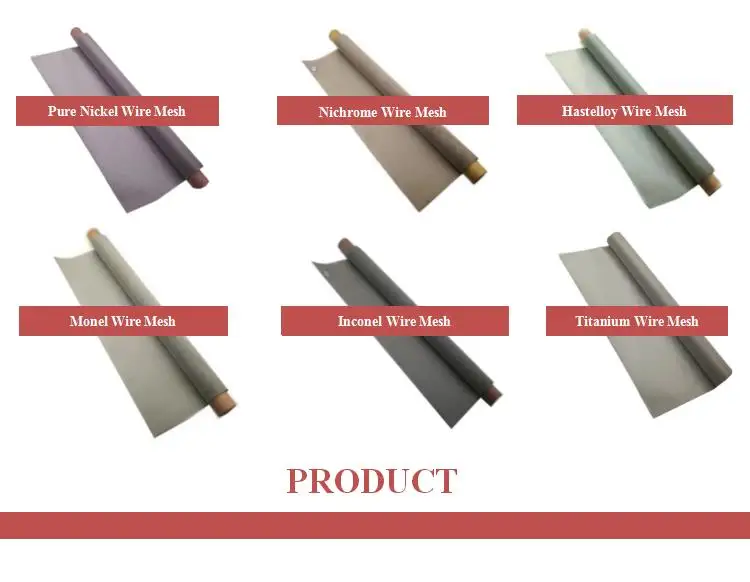 electric battery nickel mesh screen