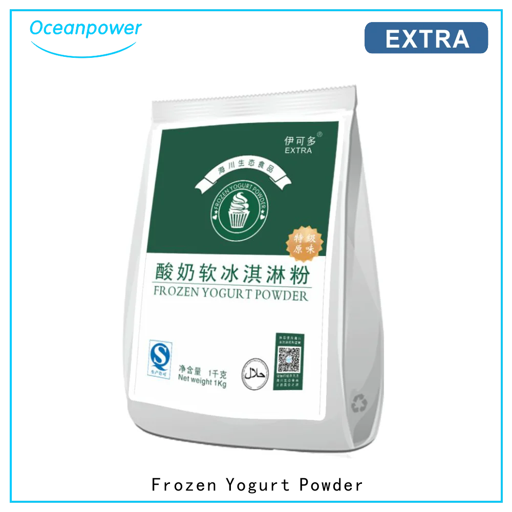 Oceanpower Extra Frozen Yogurt Powder Mix,Soft Ice Cream Powder With
