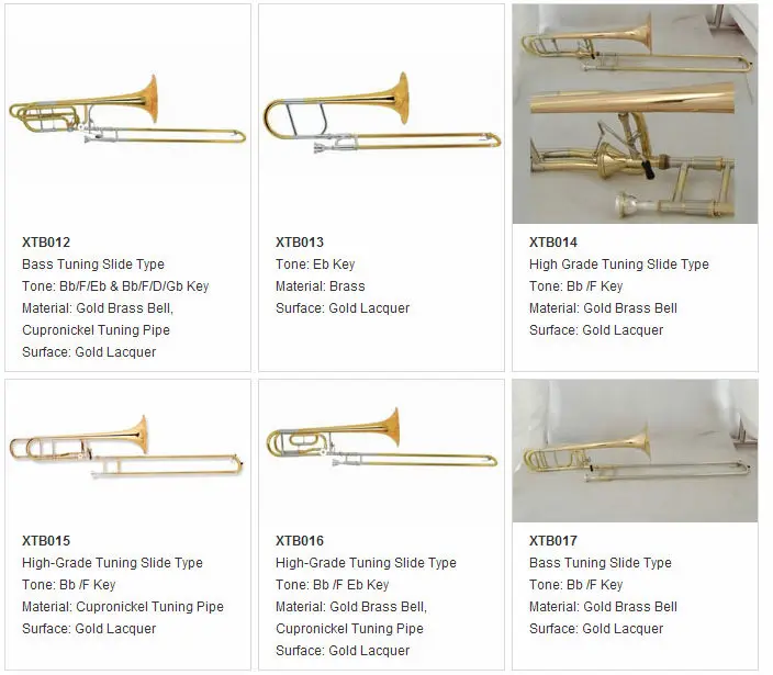Xtb100 Plastic Bb Key Trombone Buy Toy Trombone,Marching Trombone For
