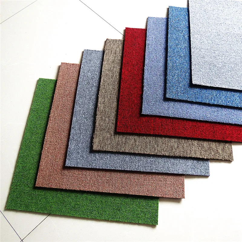 50x50 Square Flooring Loop Pile Carpet Tiles For 5 Star Hotel - Buy ...