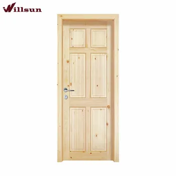 Willsun Craftsman 6 Panel Solid Wood Core Knotty Alder Veneered Shaker Door Interior Buy Veneered Shaker Door 6 Panel Veneered Shaker
