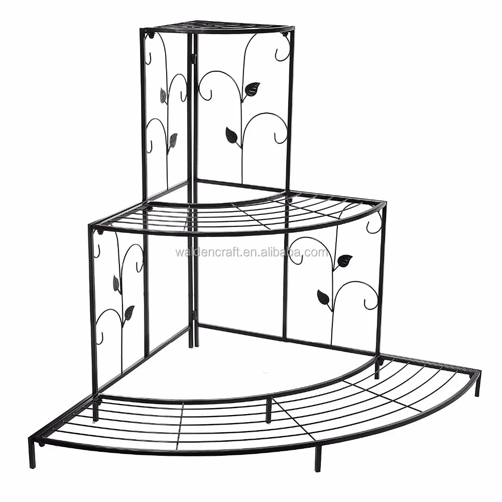 Metal Step Style 3 Tier Corner Shelf Flower Pots Display Stand Shoe Rack Buy Tampilan Penyangga Corner Tampilan Penyangga Logam Tampilan Penyangga Product On Alibaba Com