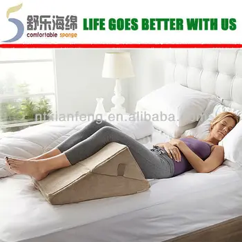 Memory Foam Bed Wedge Pillow Leg Support Pillow Buy Leg