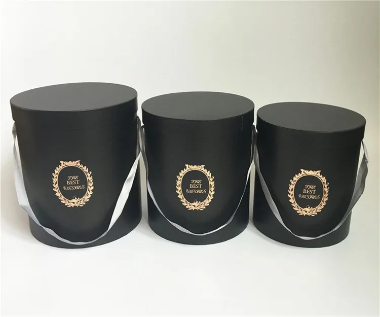 Factory wholesale high quality round flower box.jpg