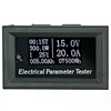 Multifunction 100V 50A Electrical OLED Parameter Ammeter Voltmeter Time Power Energy Capacity Temperature Voltage Current meter
