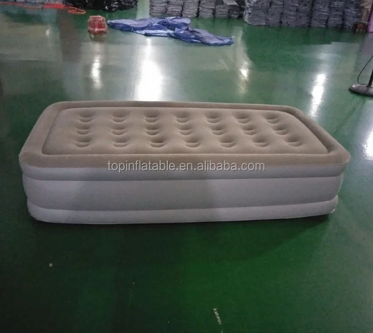 double blow up bed with built in electric pump