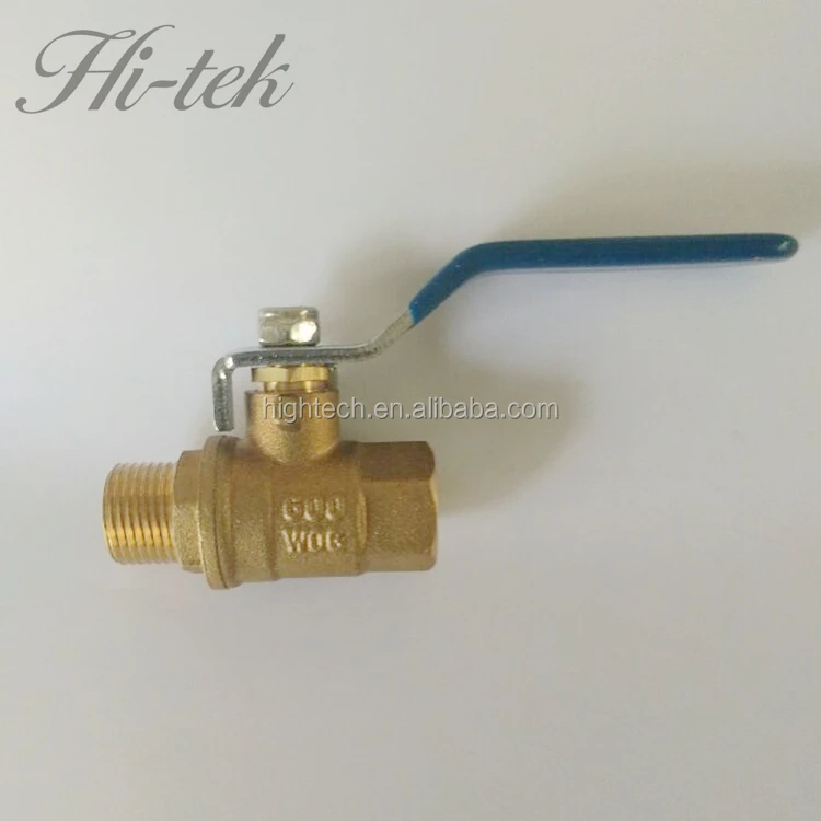 1/2" Mnpt X 1/2" Fnpt Brass Ball Valve/stem Lhandle Ball Valve Buy