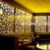 Latest cheap unique corten steel metal room divider leaf screen