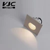1W 2W 3W Project Outdoor IP65 Corner Interchangeable Square bezel Recessed Round Cutout Wall LED stair Step Light