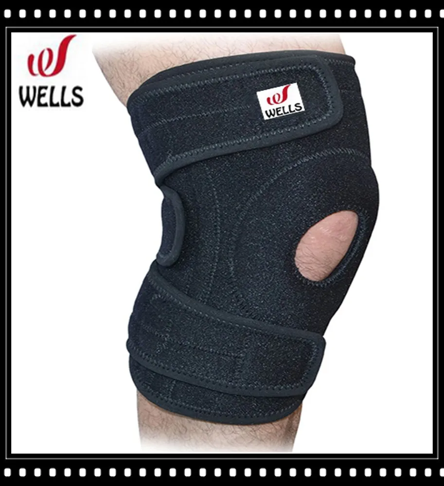 2017 New Style Adjustable Elastic Knee Brace With Open Patella Buy Knee Brace,Elastic Knee