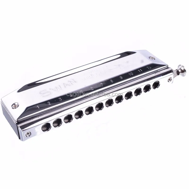 Chromatic Harmonica Mouth Organ 12 Holes With 48 Tone Key Of C Reed Swan Buy Swan Chromatic Harmonica Chromatic Harmonica Harmonica Product On Alibaba Com