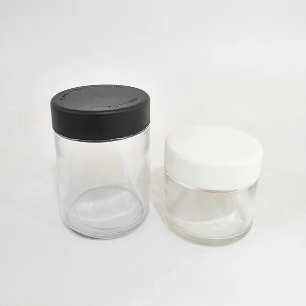 China Supplier Best Sale Uv Glass Jars With Cr Lids Child Proof Round ...