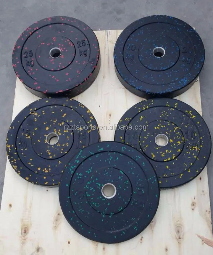 fitness color fleck hitemp bumper plates 5 10 15 20 25 kg.jpg