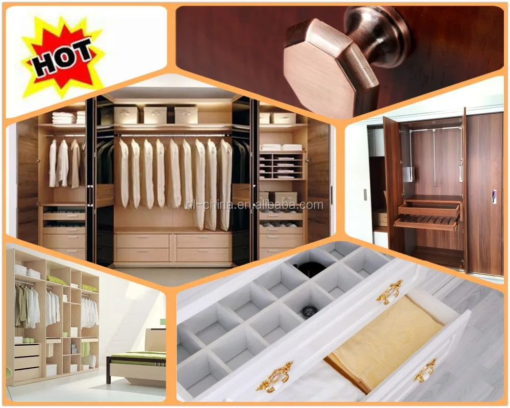 2015 fashinable witte kleur slaapkamer kast organisator kleding ...
