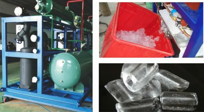 Ice tube machine