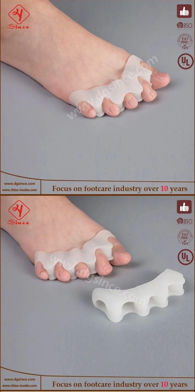 Amazon 100% adjustable sebs gel hallux valgus bunion toe separator