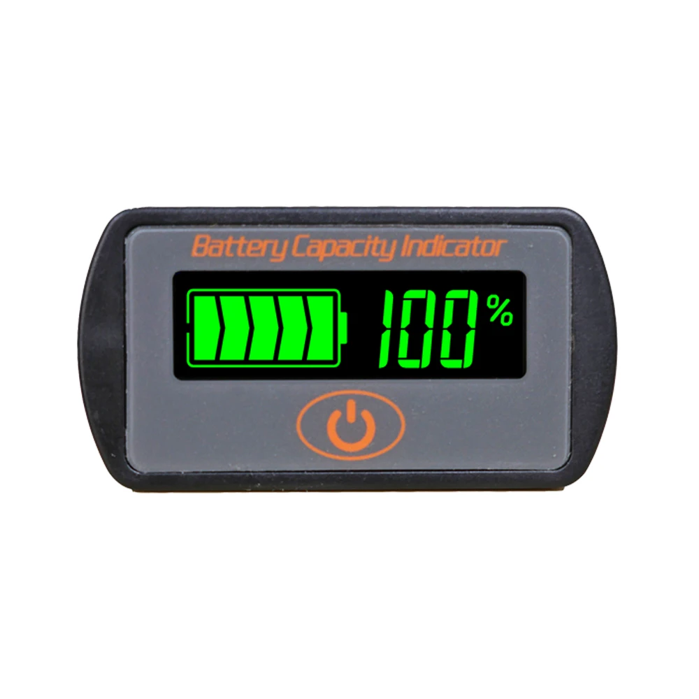 Digital LCD Meter Lead-acid Monitor Voltmeter Capacity Indicator Battery Tester 