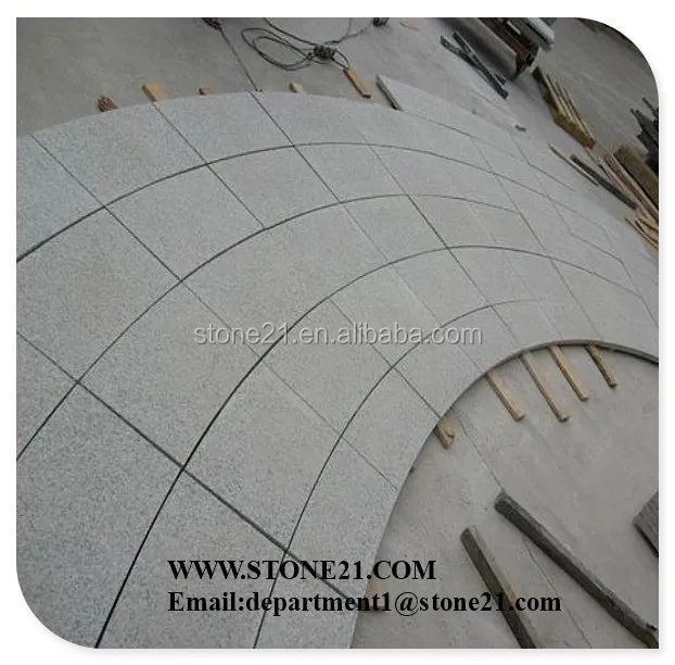 G603 GRANITE CURVED PAVING STONE