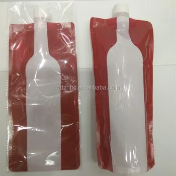 Portable Wine Bag Refillable Cruise Plastic Flask Liquor Ng Pouch Product On