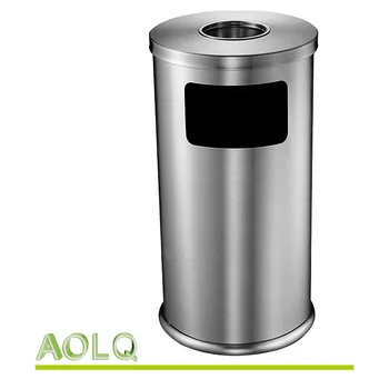 Stainless Steel Fireproof Compost Bin Waste Container Trash Can Stainless Steel Fireproof Compost Bin Waste Container Trash Can