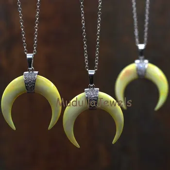 collier lune a l'envers collier lune a l'envers