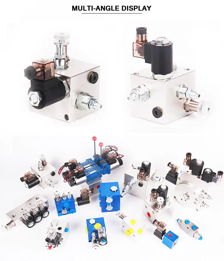 Ll003 24 Volt Professional Custom Hydraulic Power Unit Part Manifold