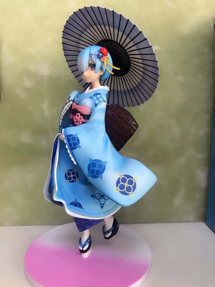 El Anime Japonés De Personaje De Dibujos Animados Chica Kimono Figura Rem -  Buy Figura Rem Product on 