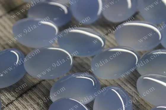 Wholesale High Quality Oval Natural Blue Chalcedony Rough
