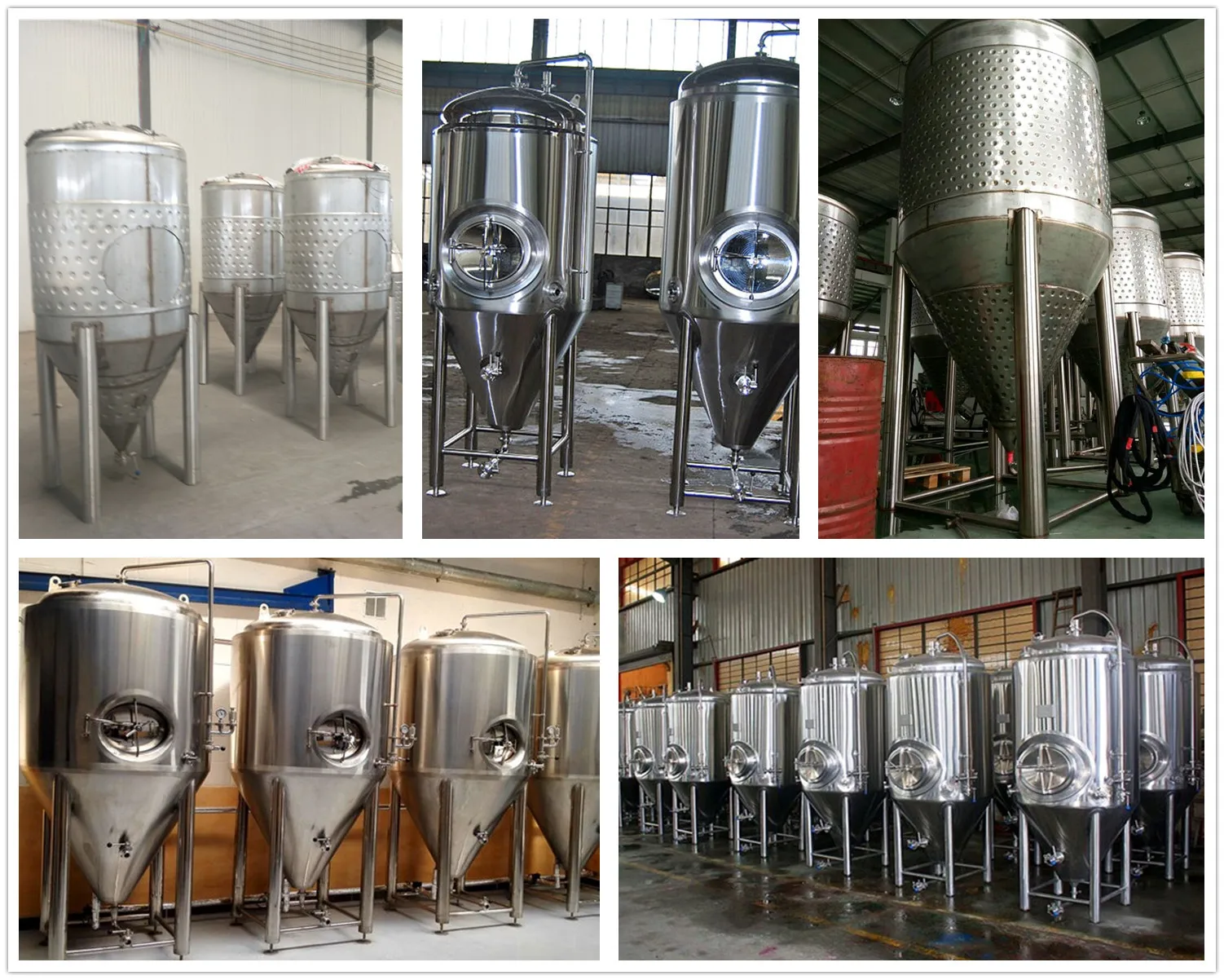 7bbl 10bbl Industrial Beer Brewing Equipment For Food Grade Material