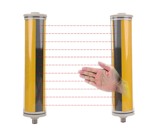 Watertight Light Curtain Sensor Laser Safety Types For Bady